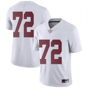 Men's Alabama Crimson Tide #72 Pierce Quick White Limited NCAA College Football Jersey 2403SJQC3